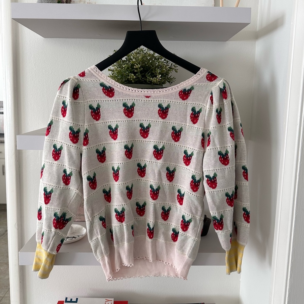 LoveShackFancy Strawberry Top